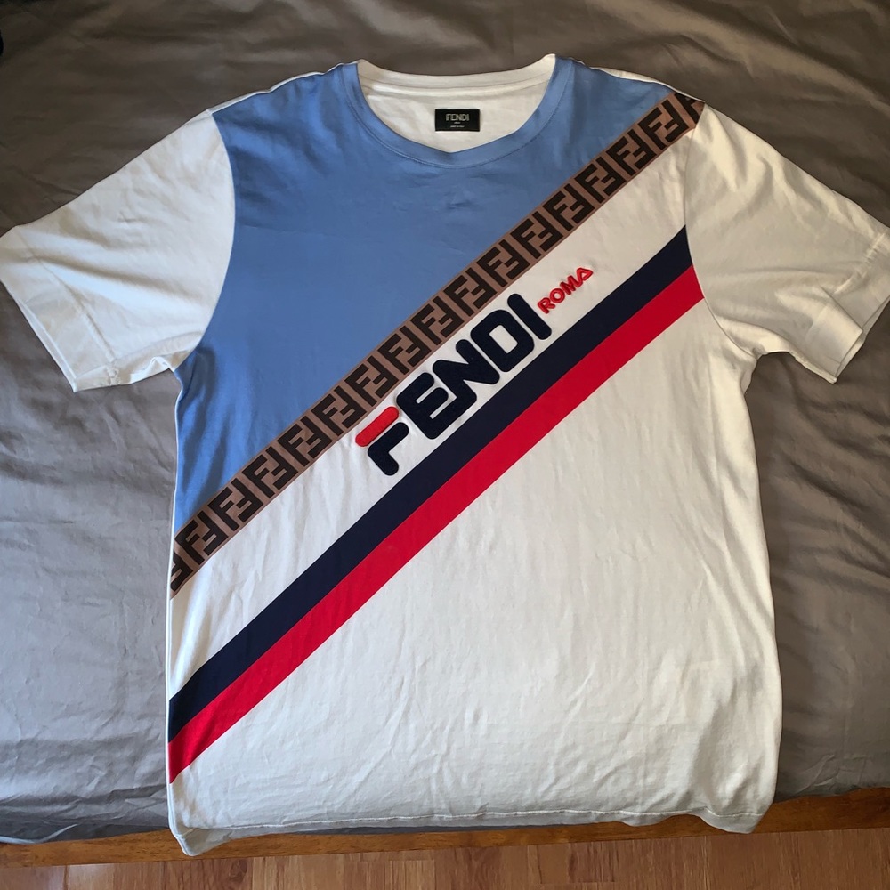 Fendi x Fila T-Shirt, Brand New, Never been worn.